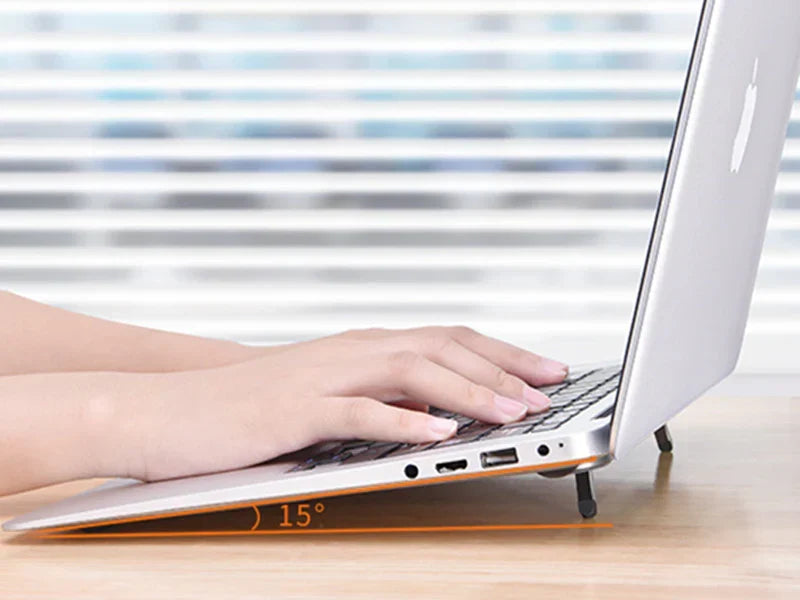 Kalsten | Portable Aluminum Laptop Stand, with Adjustable & Ergonomic Design, for Home, Office, Study & More