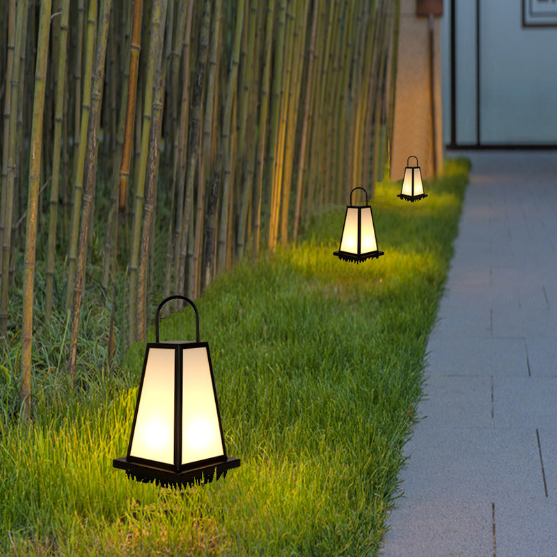 Contemporary Industrial Solar Iron Acrylic 1-Light Outdoor Post Light For Garden | Kalsten