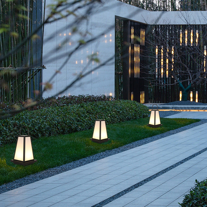 Contemporary Industrial Solar Iron Acrylic 1-Light Outdoor Post Light For Garden | Kalsten