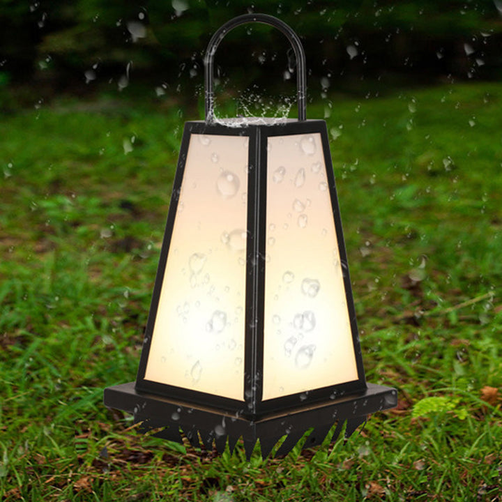 Contemporary Industrial Solar Iron Acrylic 1-Light Outdoor Post Light For Garden | Kalsten