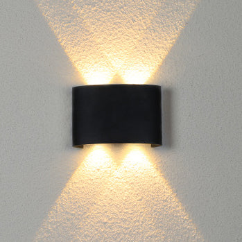Modern Minimalist Aluminum Acrylic Waterproof LED Wall Sconce Lamp For Outdoor Patios | Kalsten