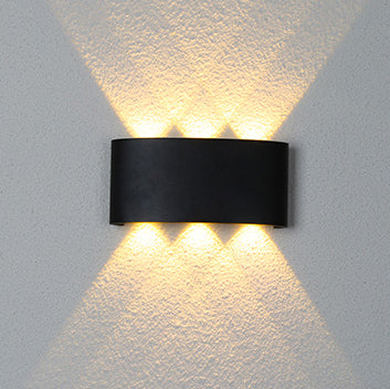 Modern Minimalist Aluminum Acrylic Waterproof LED Wall Sconce Lamp For Outdoor Patios | Kalsten