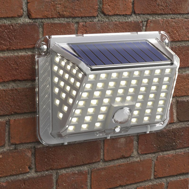 Modern Simplicity Solar Waterproof Triangle Silicone ABS PC LED Outdoor Wall Sconce Lamp For Outdoor Patio | Kalsten