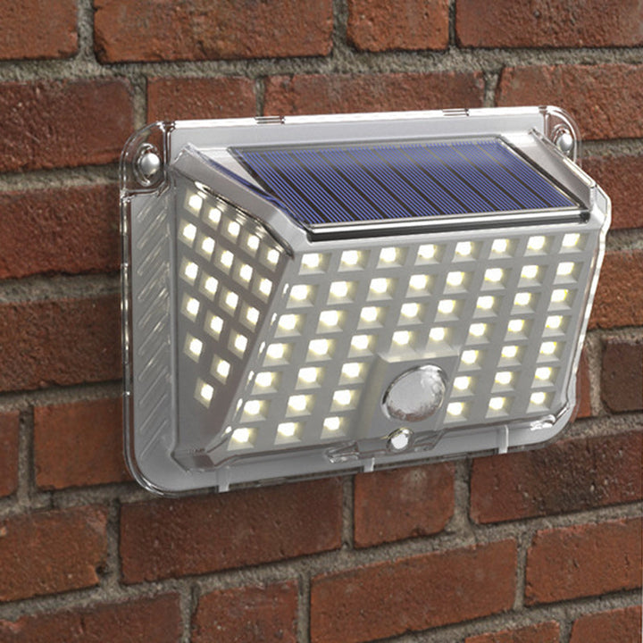 Modern Simplicity Solar Waterproof Triangle Silicone ABS PC LED Outdoor Wall Sconce Lamp For Outdoor Patio | Kalsten