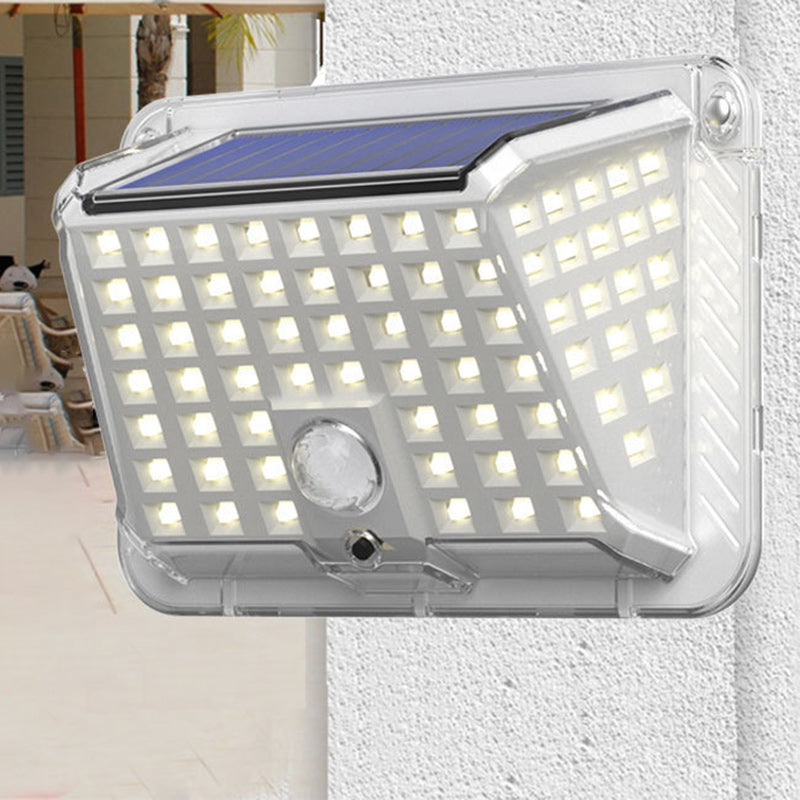 Modern Simplicity Solar Waterproof Triangle Silicone ABS PC LED Outdoor Wall Sconce Lamp For Outdoor Patio | Kalsten