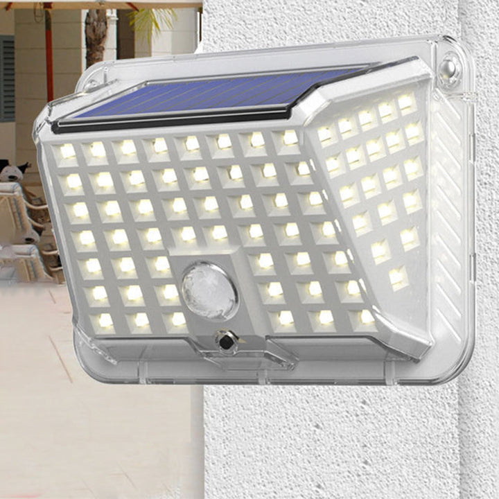 Modern Simplicity Solar Waterproof Triangle Silicone ABS PC LED Outdoor Wall Sconce Lamp For Outdoor Patio | Kalsten