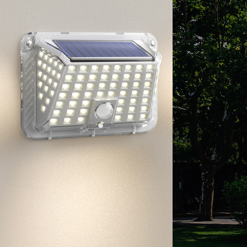 Modern Simplicity Solar Waterproof Triangle Silicone ABS PC LED Outdoor Wall Sconce Lamp For Outdoor Patio | Kalsten