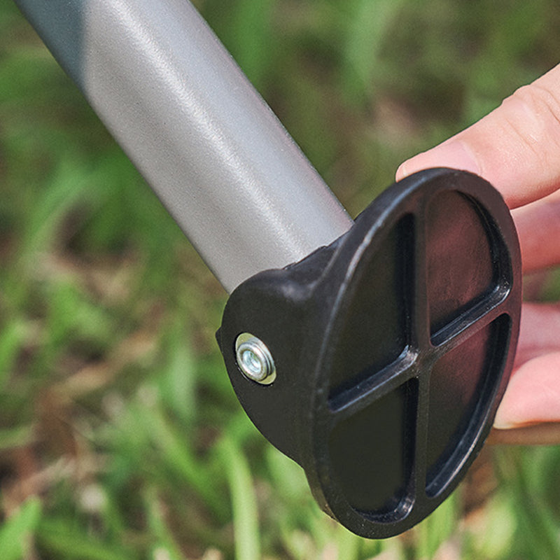 Modern Minimalist Square Carbon Steel Oxford Fabric Foldable Backrest Armrest Black Camping Chair For Outdoor | Kalsten