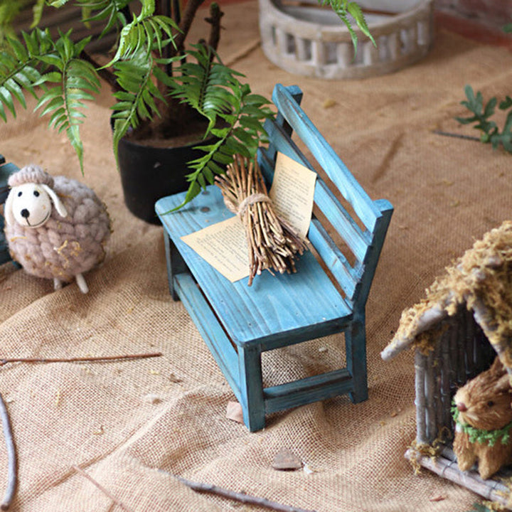 Modern Minimalist Rectangular Solid Wood Low Stool Backrest Decorative Cartoon Design For Garden | Kalsten