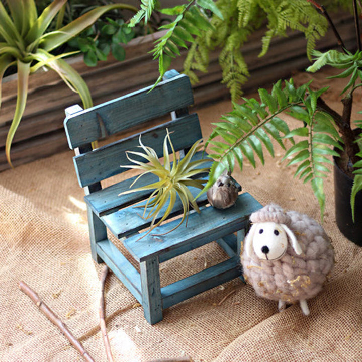 Modern Minimalist Rectangular Solid Wood Low Stool Backrest Decorative Cartoon Design For Garden | Kalsten