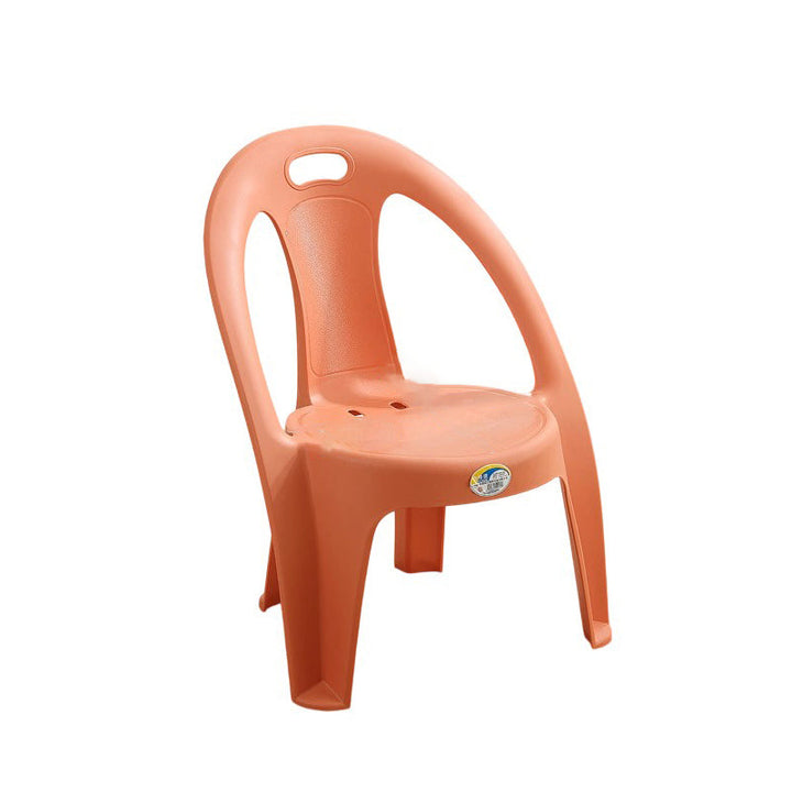 Modern Minimalist Round PP Stackable Backrest Armrest Kids Chair For Living Room | Kalsten