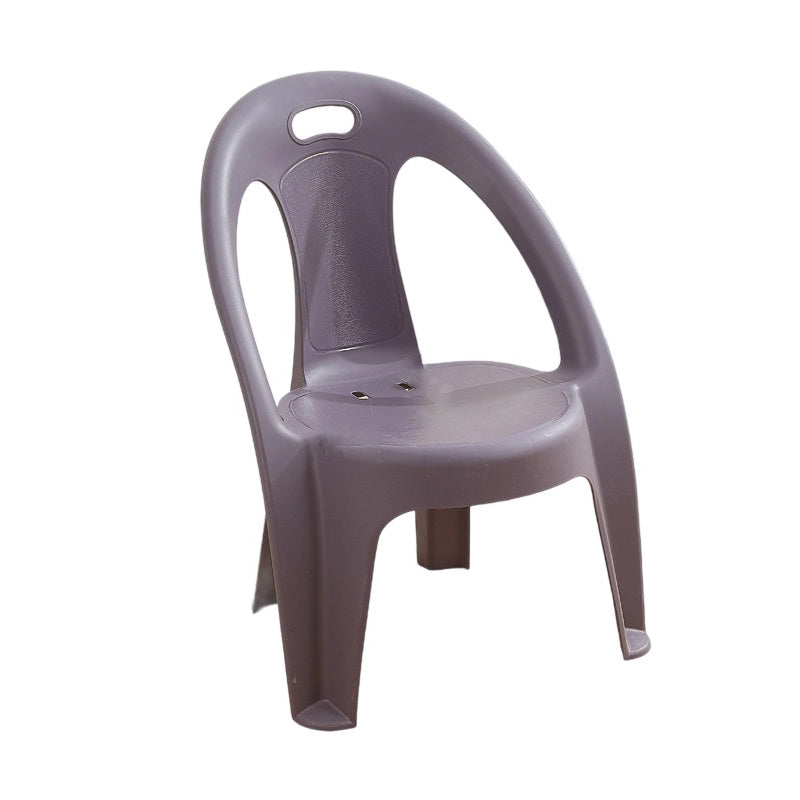 Modern Minimalist Round PP Stackable Backrest Armrest Kids Chair For Living Room | Kalsten