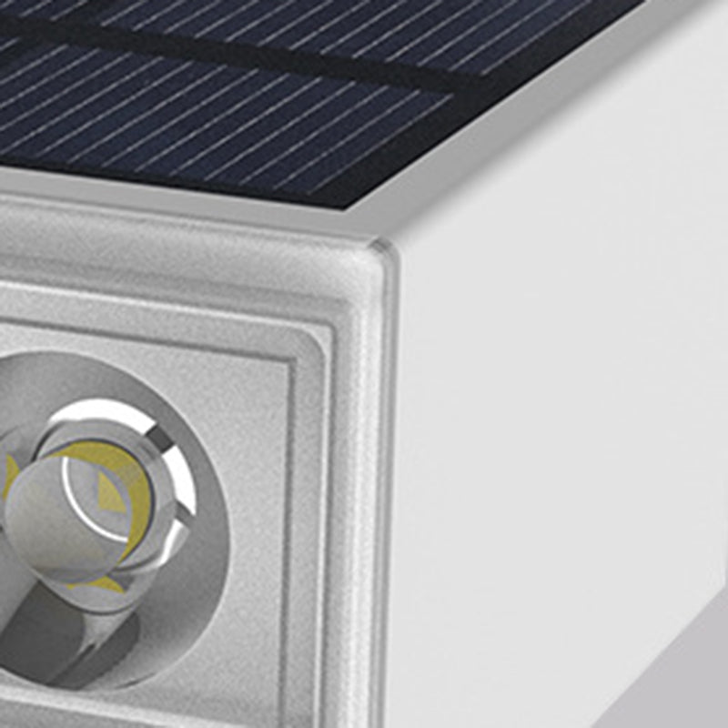 Modern Minimalist Solar Waterproof ABS PC Rectangular LED Outdoor Step Light Ideal For Garden And Outdoor Patio | Kalsten