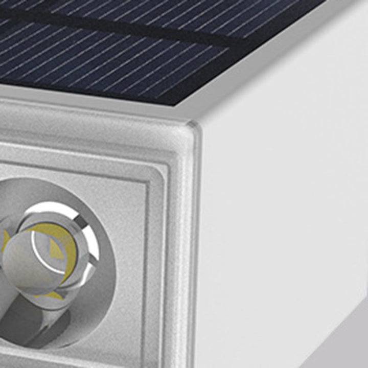 Modern Minimalist Solar Waterproof ABS PC Rectangular LED Outdoor Step Light Ideal For Garden And Outdoor Patio | Kalsten