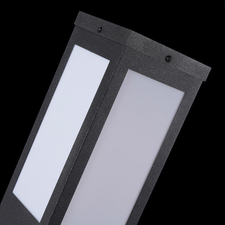 Modern Minimalist Solar Waterproof Metal & PC Pillar LED Outdoor Light Landscape Lighting For Garden & Outdoor Patio | Kalsten