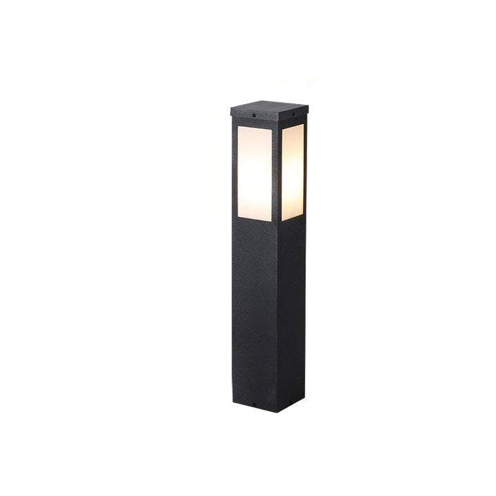 Modern Minimalist Solar Waterproof Metal & PC Pillar LED Outdoor Light Landscape Lighting For Garden & Outdoor Patio | Kalsten