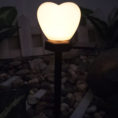 Modern Art Deco Solar Waterproof ABS Plastic & Nano Heart-Shaped Decorative LED Outdoor Light Landscape Lighting For Garden & Outdoor Patio | Kalsten