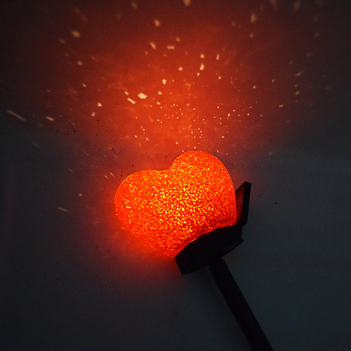 Modern Art Deco Solar Waterproof ABS Plastic & Nano Heart-Shaped Decorative LED Outdoor Light Landscape Lighting For Garden & Outdoor Patio | Kalsten