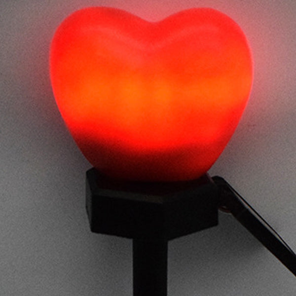 Modern Art Deco Solar Waterproof ABS Plastic & Nano Heart-Shaped Decorative LED Outdoor Light Landscape Lighting For Garden & Outdoor Patio | Kalsten