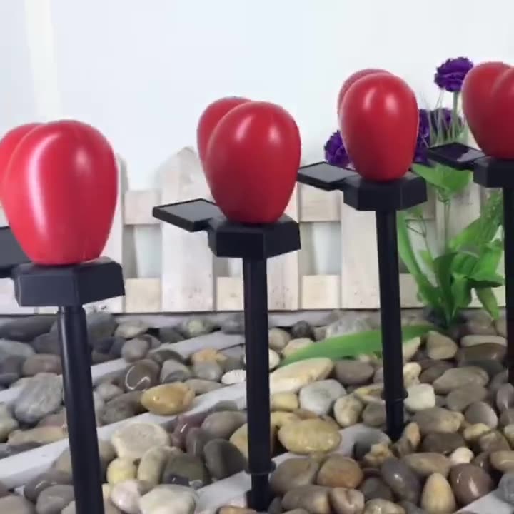Modern Art Deco Solar Waterproof ABS Plastic & Nano Heart-Shaped Decorative LED Outdoor Light Landscape Lighting For Garden & Outdoor Patio | Kalsten
