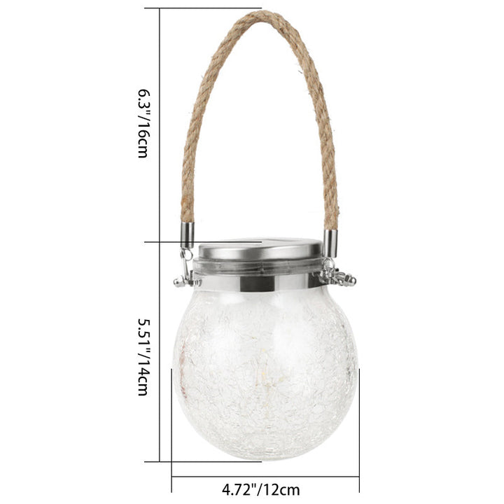Modern Art Deco Solar Orb Stainless Steel Glass LED Outdoor Light For Garden | Kalsten