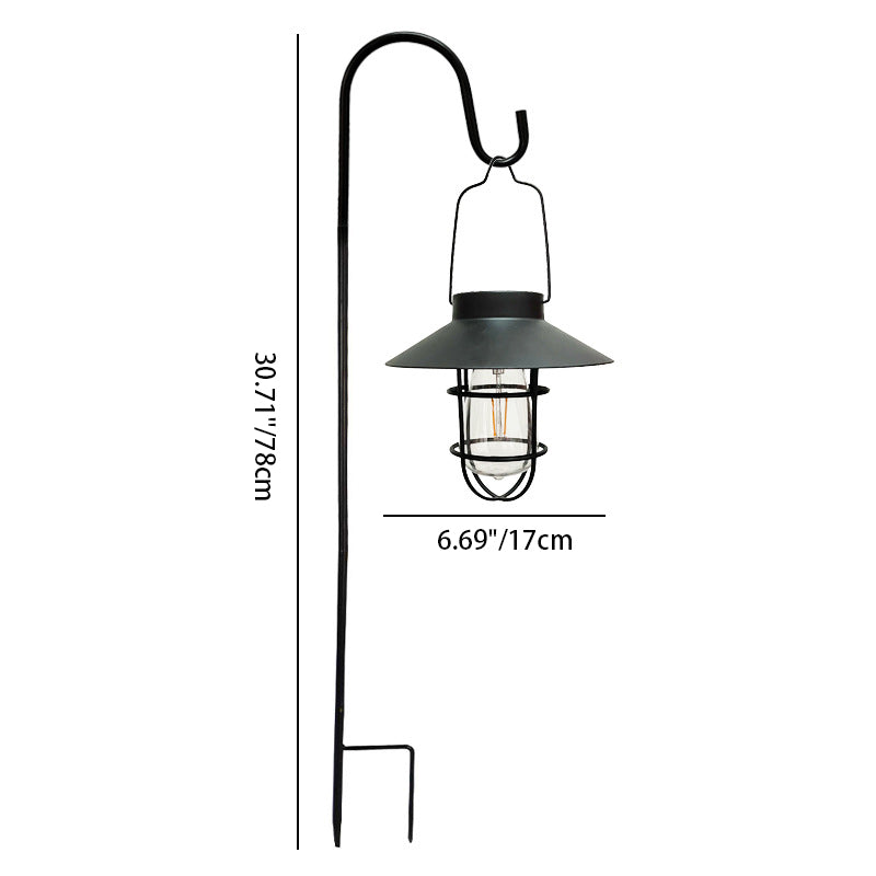 Modern Minimalist Solar Cylinder Hollow Out Iron Plastic LED Outdoor Light For Garden | Kalsten