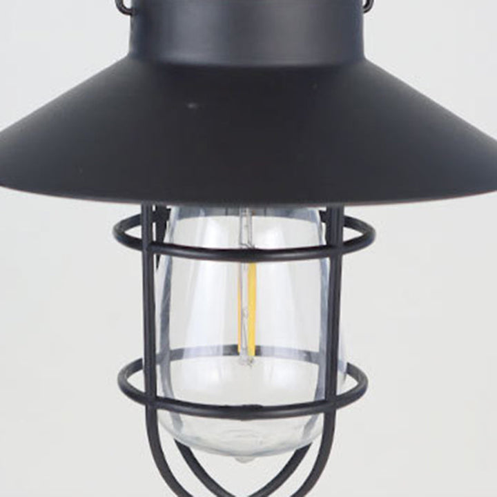 Modern Minimalist Solar Cylinder Hollow Out Iron Plastic LED Outdoor Light For Garden | Kalsten