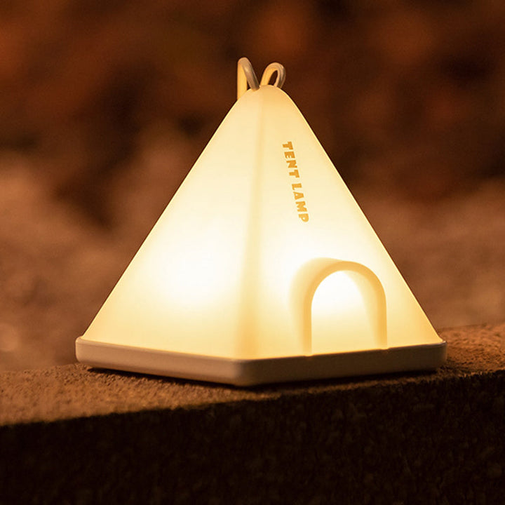 Contemporary Creative Tent Shape Triangle ABS PP LED Outdoor Light For Outdoor Patio | Kalsten