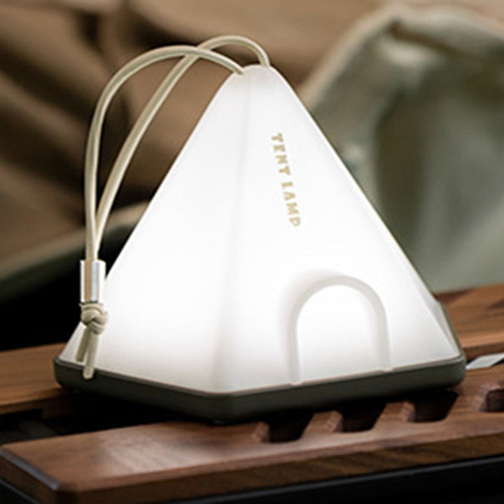 Contemporary Creative Tent Shape Triangle ABS PP LED Outdoor Light For Outdoor Patio | Kalsten