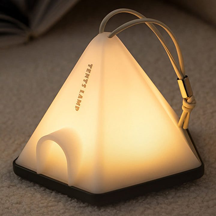 Contemporary Creative Tent Shape Triangle ABS PP LED Outdoor Light For Outdoor Patio | Kalsten