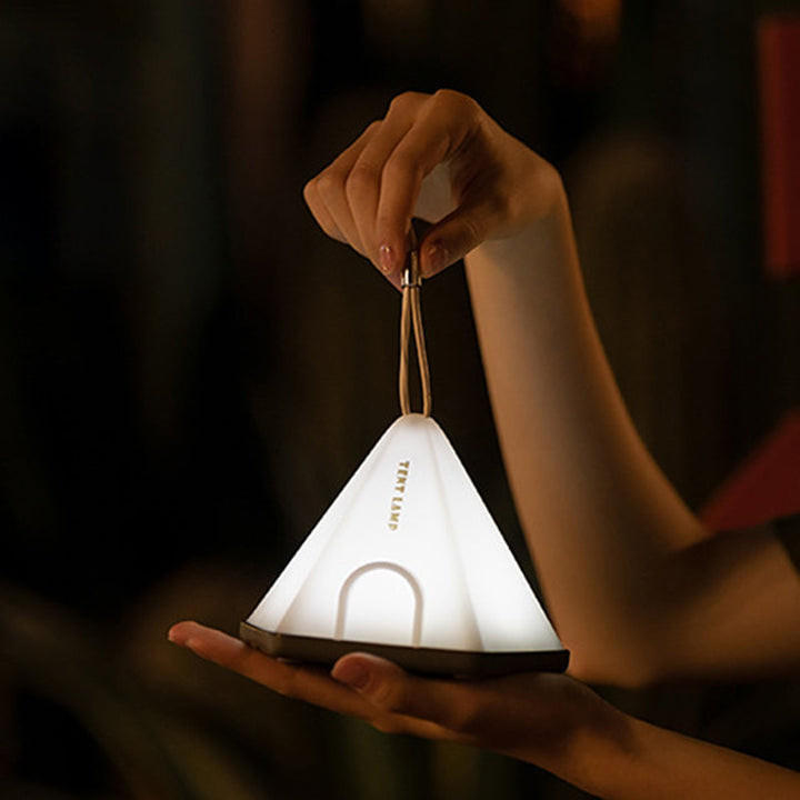 Contemporary Creative Tent Shape Triangle ABS PP LED Outdoor Light For Outdoor Patio | Kalsten