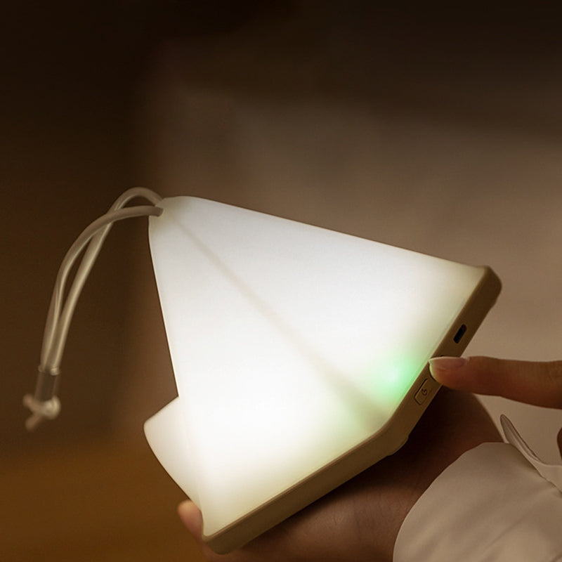 Contemporary Creative Tent Shape Triangle ABS PP LED Outdoor Light For Outdoor Patio | Kalsten