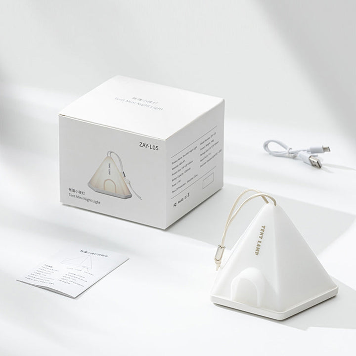 Contemporary Creative Tent Shape Triangle ABS PP LED Outdoor Light For Outdoor Patio | Kalsten
