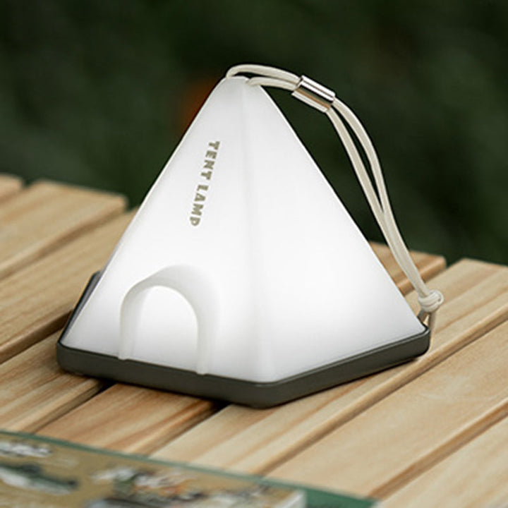Contemporary Creative Tent Shape Triangle ABS PP LED Outdoor Light For Outdoor Patio | Kalsten