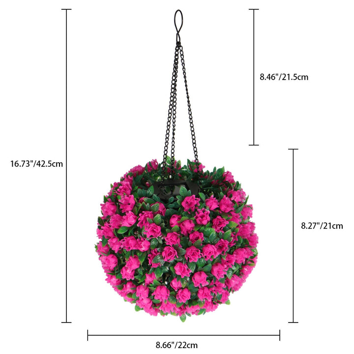 Modern Art Deco Round Flower Bouquet Plastic LED Outdoor Light For Garden | Kalsten