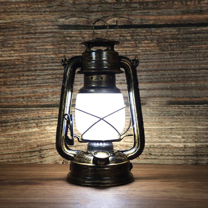 Kalsten | Traditional Vintage Round Horse Lamp Iron Acrylic LED Table Lamp for the Living Room