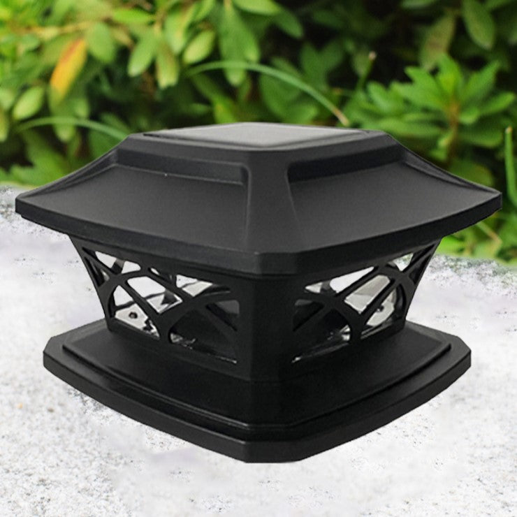 Modern Simplicity Square Plastic LED Post Head Light Outdoor Light For Garden | Kalsten