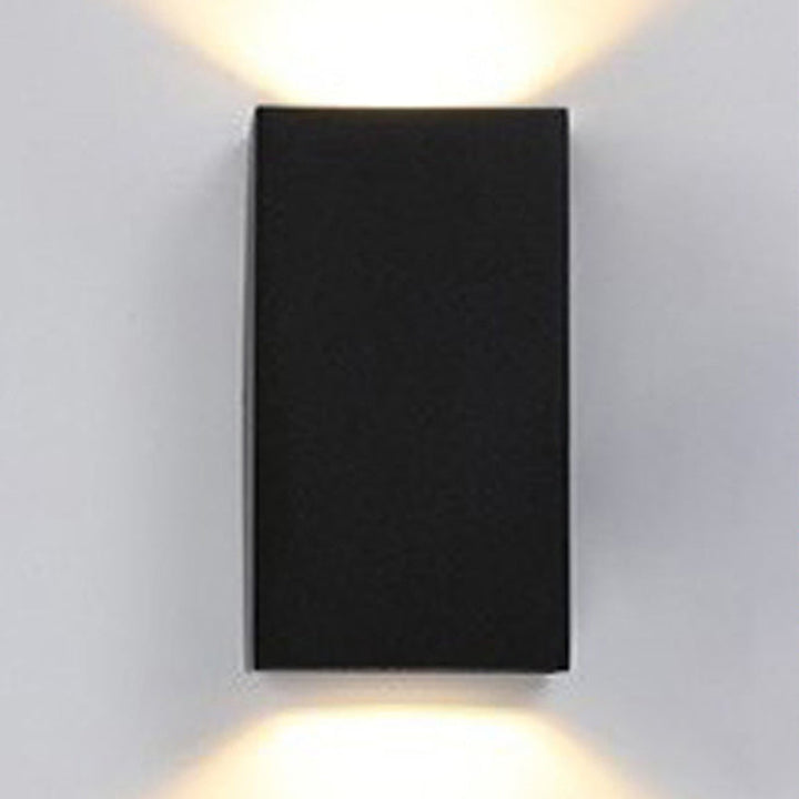 Modern Minimalist Waterproof Rectangular Aluminum LED Outdoor Wall Sconce Lamp For Outdoor Patio | Kalsten
