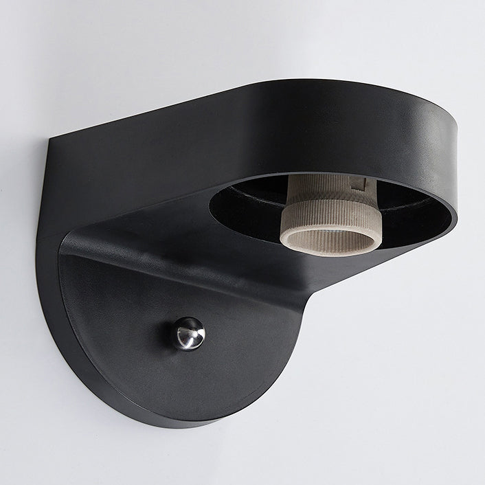 Modern Simplicity Waterproof Orb Polycarbonate Acrylic 1-Light Wall Sconce Lamp For Outdoor Patio | Kalsten