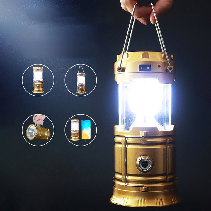 Modern Minimalist Solar Portable Cylinder Stretch Horse Light Metal Plastic LED Outdoor Light For Garden | Kalsten