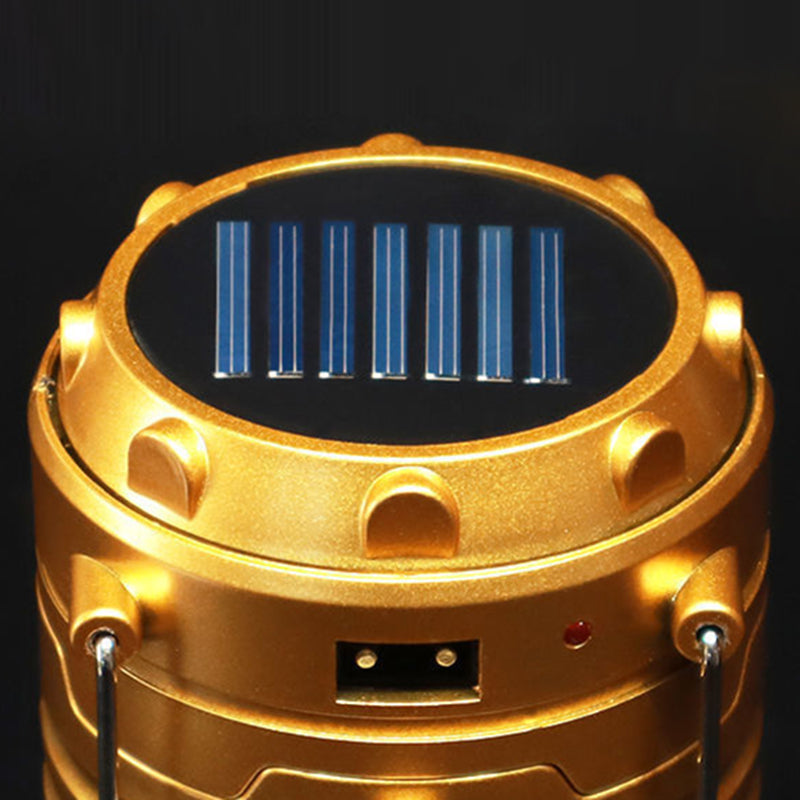 Modern Minimalist Solar Portable Cylinder Stretch Horse Light Metal Plastic LED Outdoor Light For Garden | Kalsten