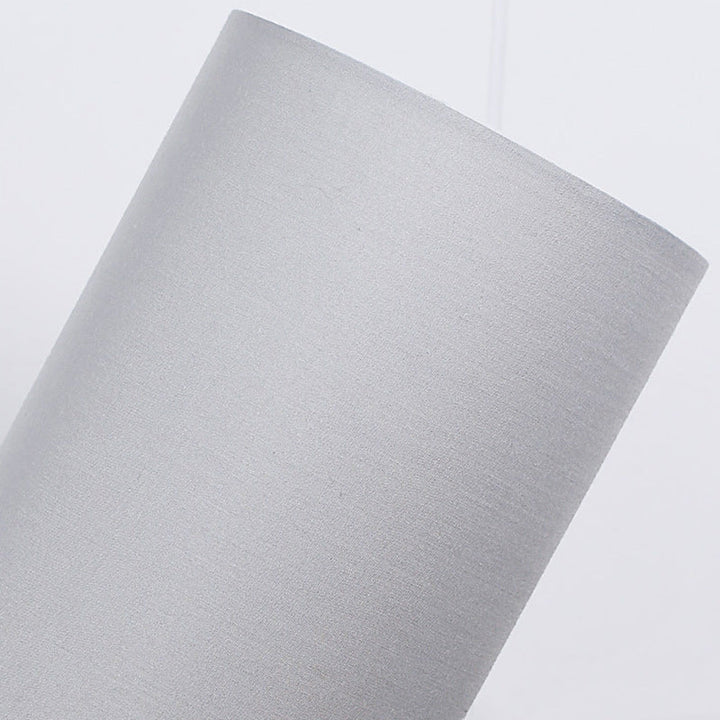 Traditional Japanese Cylinder Wood Fabric 1-Light Table Lamp for the Living Room | Kalsten