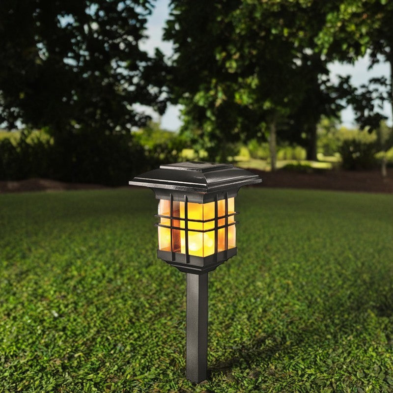 Modern Minimalist Column Plastic LED Solar Standing Floor Lamp For Garden | Kalsten