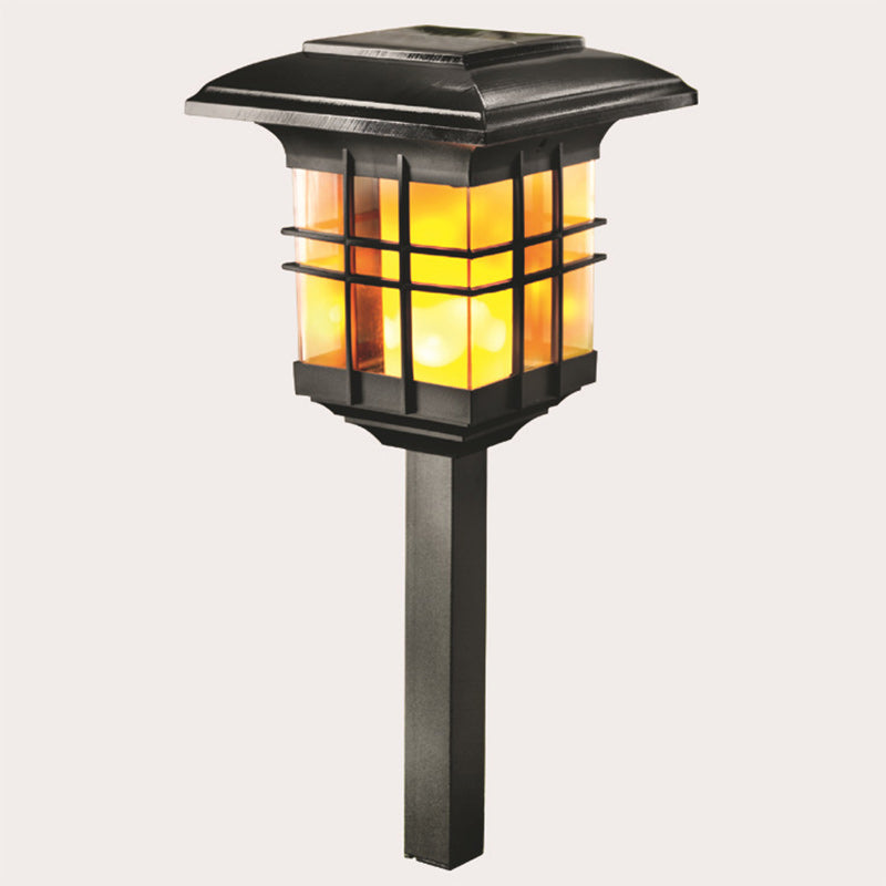 Modern Minimalist Column Plastic LED Solar Standing Floor Lamp For Garden | Kalsten