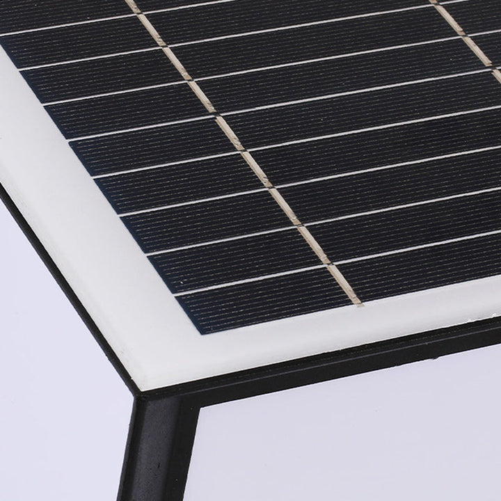 Modern Minimalist Solar Waterproof Square-Shaped Aluminum Acrylic LED Outdoor Post Light For Garden | Kalsten