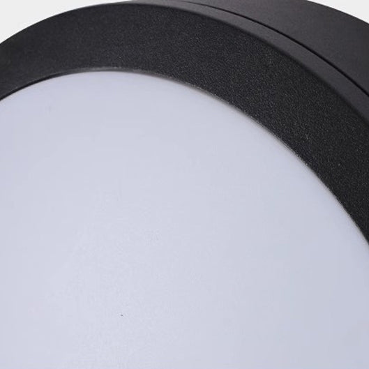Modern Minimalist Waterproof Round Aluminum Acrylic LED Outdoor Flush Mount Ceiling Light For Garden | Kalsten