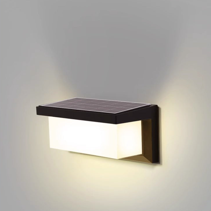 Modern Minimalist Rectangular Waterproof Aluminum LED Wall Sconce Lamp For Outdoor Patio | Kalsten
