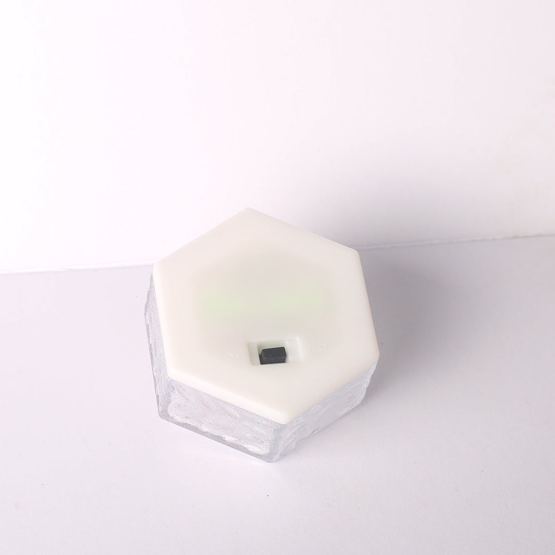 Modern Minimalist Solar Waterproof Hexagonal Ice Tile ABS PVC LED Lawn Landscape Light For Outdoor Patio | Kalsten