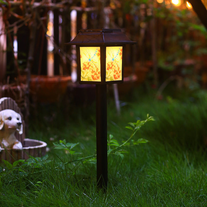 Contemporary Industrial Square Owl Pattern LED Solar Waterproof Lawn Insert Light For Outdoor Patio | Kalsten