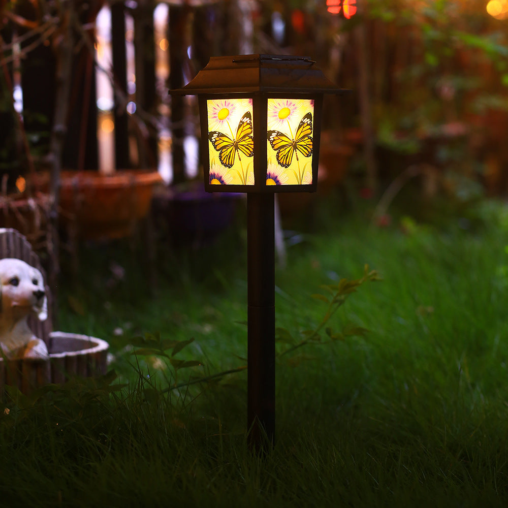 Contemporary Industrial Square Owl Pattern LED Solar Waterproof Lawn Insert Light For Outdoor Patio | Kalsten